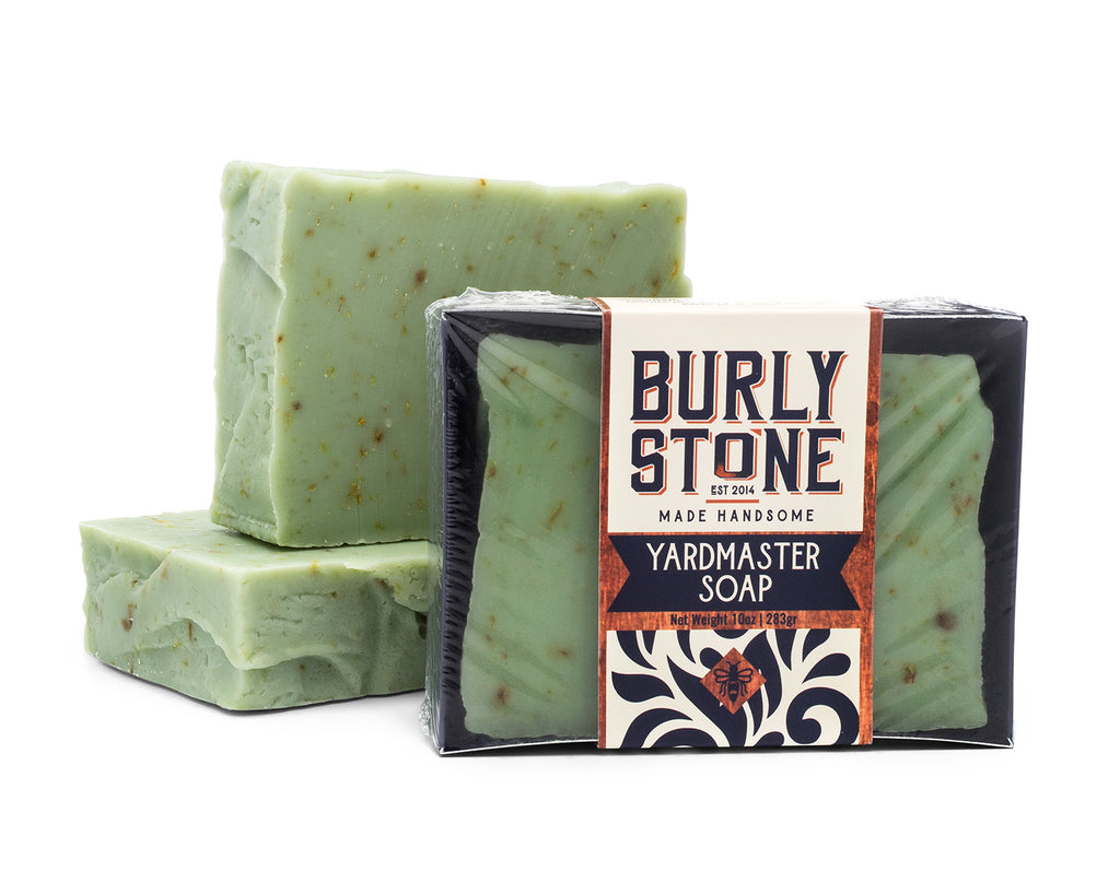 The Yard Master Soap: Fresh Cut Grass, Lavender, & Tomato Leaf Scented